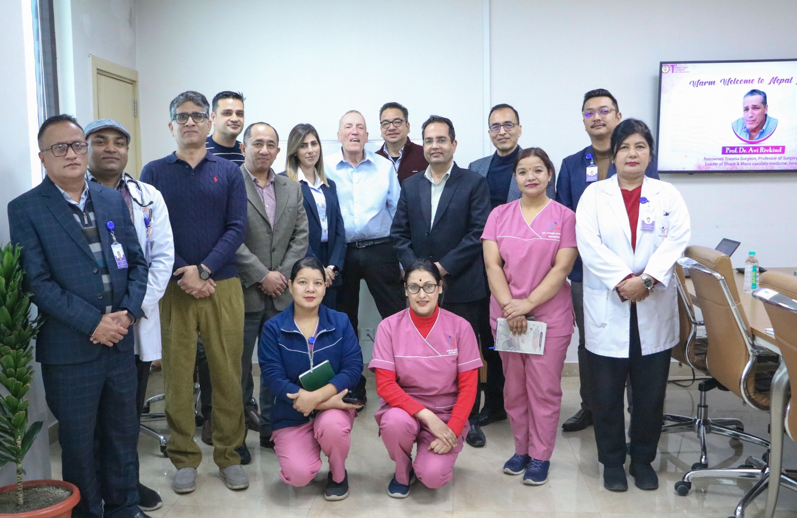 International Trauma Expert Prof. Dr. Avi Rivkind Visitef Nepal Mediciti